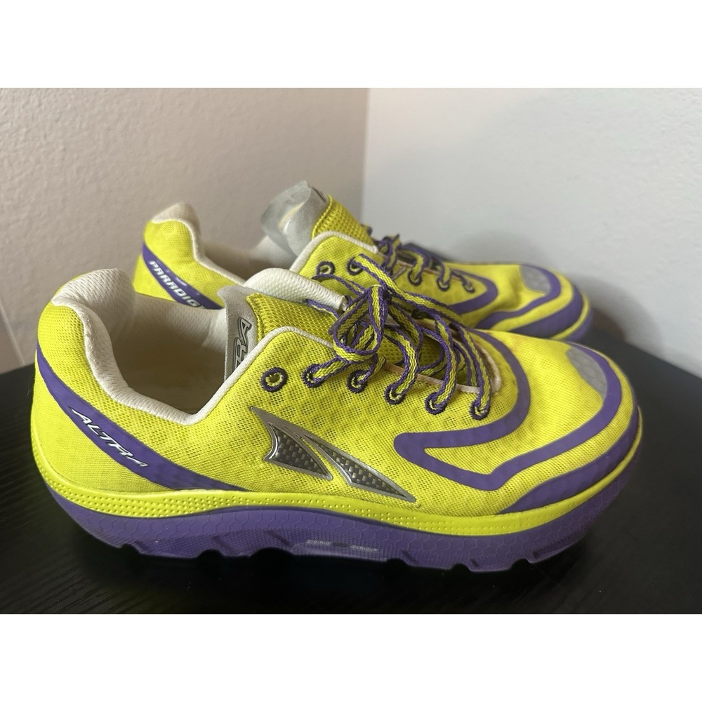 ALTRA Women's Yellow & Purple Athletic Running Shoes
